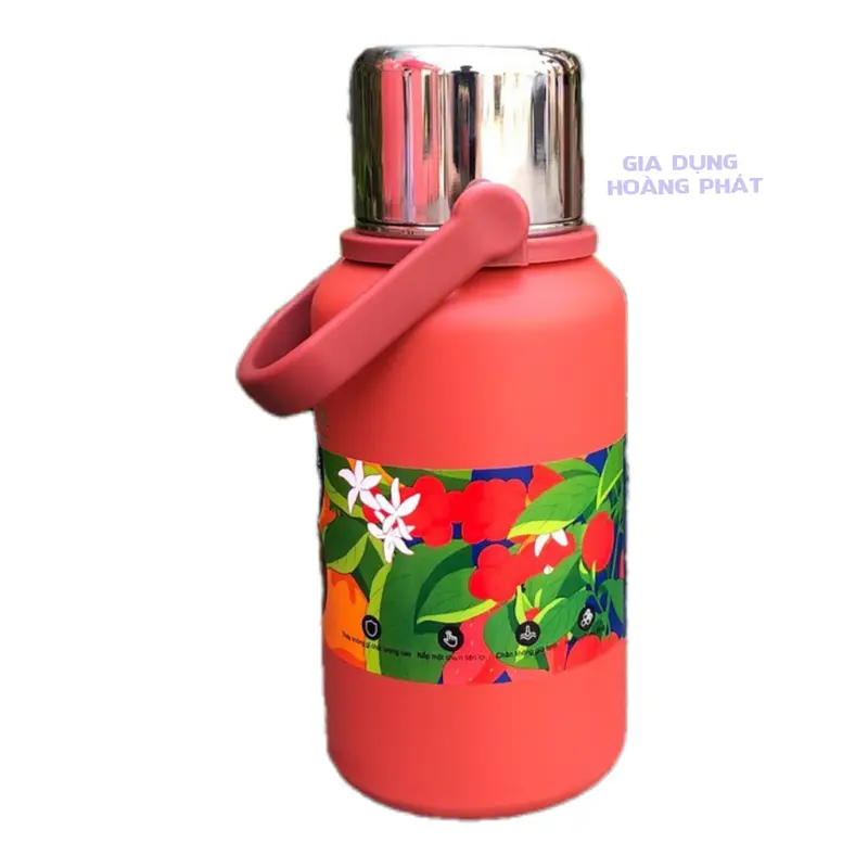 [HCM] Bình giữ nhiệt 7.ZONORM INOX 316 cao cấp, có quai xách kèm sticker nổi 6
