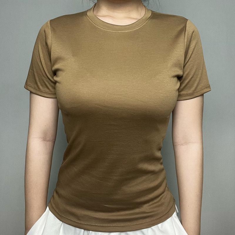 Áo thun trơn dài ôm đủ màu ( màu mới ) 4