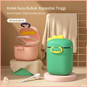 DreamBaby Tempat kotak Susu Bubuk Bayi Lucu portabel Wadah penyimpanan Sealed Anti Tumpah