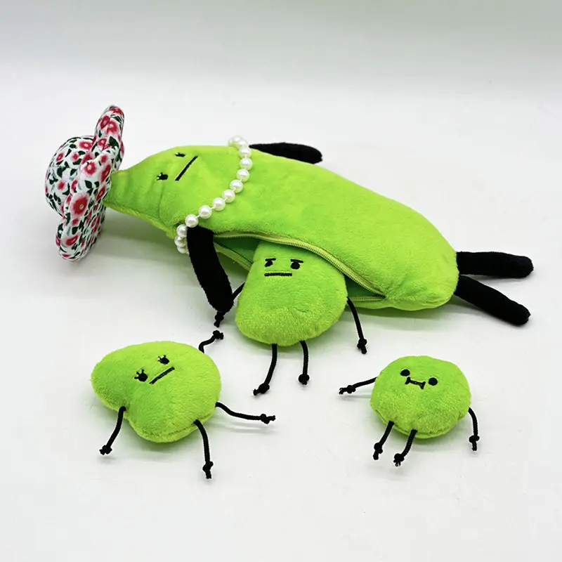 Đồ Chơi Nhồi Bông Chỗ Nghỉ Ngơi Bí Mật, Búp Bê Edamame, Quà Tặng Mềm Mại Nhồi Bông Hoạt Hình Dễ Thương, Dành Cho Trẻ Em, Hàng Mới Về