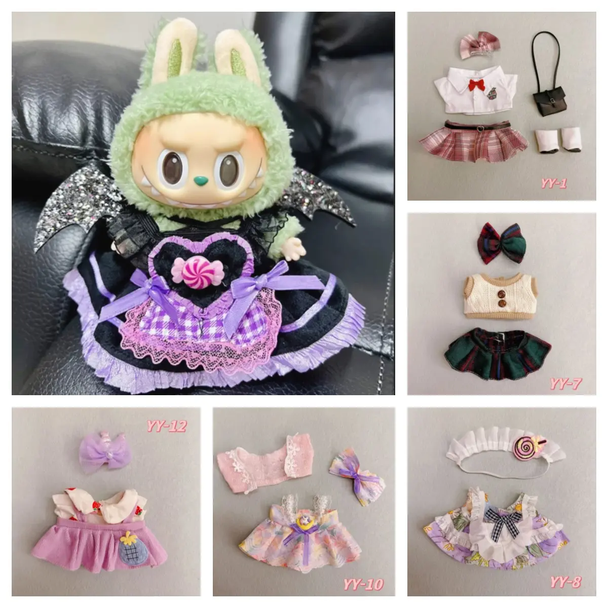 DM baby three ver 3 cloth/upset duck/20cm Baby Clothing Doll Cotton Fashion Academic Pattern Clothing Doll Toy Accessories #467942