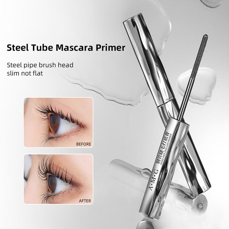 Mascara Lông Mi, Chất Liệu Sắt Kim Loại, Không Thấm Nước, Với Sợi Tơ Tằm, Màu Đen, Uốn Cong Dài, Thích Hợp Để Nối Mi, Không vón cục, Mỹ Phẩm Trang Điểm, Cho Mắt Cosmetic Nữ Women