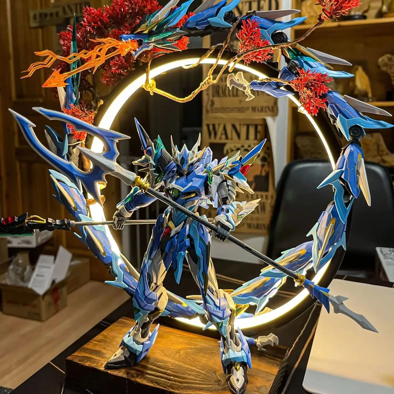 Modong, Chủ Đề Bizhong, Quân đoàn Ba Nguyên Nhân Vật, Lv Bu Heresy, Kỳ Lân Xueji Trắng, Lv Bu Tấn Công Bù Nhìn, Gundam, Tóc Ngẫu Nhiên Đồ Chơi Toy Mô Hình
