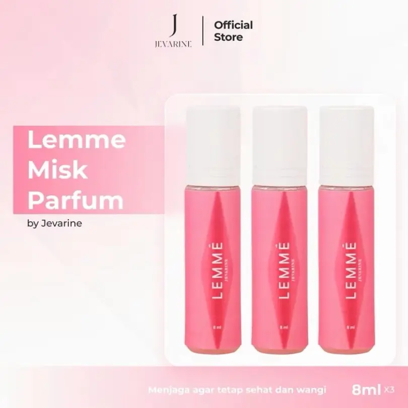Bundling Hemat 3 Pcs Jevarine Lemme Misk - Parfum Khusus Miss Viral Wanita Perempuan