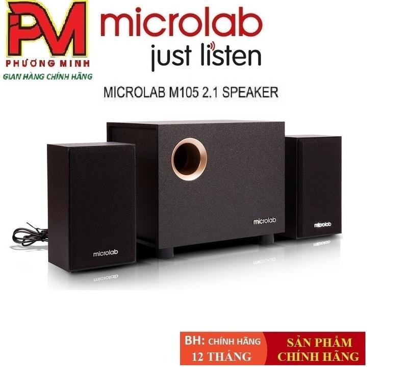  Bộ Loa máy tính Microlab M105 2.1 - Hàng cam kết Chính Hãng bảo hành 12 tháng 