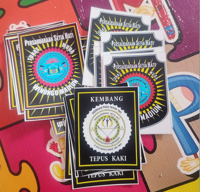 Stiker PSHW Tunas Muda SH Winongo 1903 Pusat Madiun Paper Stationery 3