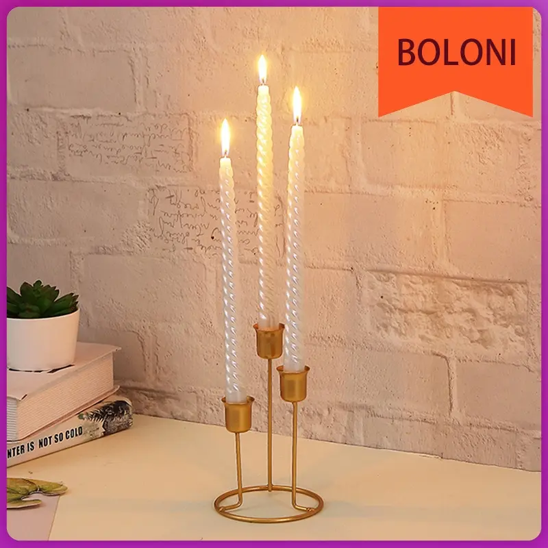 Iron Multi-Head Candlestick Romantic Time Decoration Restaurant Bedroom Decoration Film Wedding Props Light Ornaments