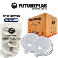 Gambar Futureplas Tutup Sambung Transparan 9cm Thinwall Cup Injection / Lid Connected / Tutup Cup Plastik - 500 Pcs - Tutup Sambung Trans dari Futureplas Offical Store Kab. Tangerang 1 Tokopedia