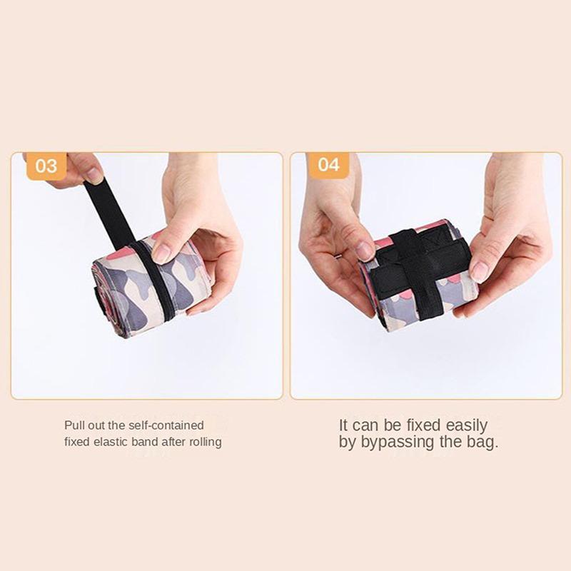 Product Introduction of Supermarket Shopping Portable Storage Bag Large Capacity Roll Folding Shopping Bag 3