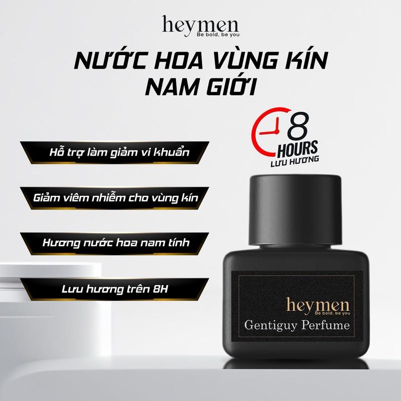 HEYMEN Nước hoa vùng kín nam hương nước hoa GENTIGUY PERFUME 10ml Cosmetic Xịt Thơm