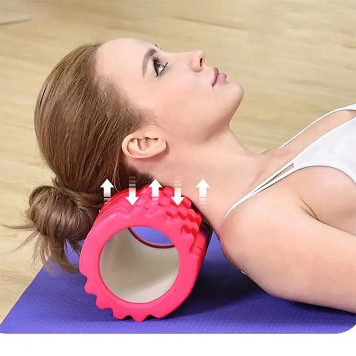Con lăn Massage tập Yoga Welike - Phụ kiện hỗ trợ tập yoga Foarm Roller cao cấp giúp thư giãn cơ thể lưu thông khí huyết Gym Cao Su Tập Gym 6