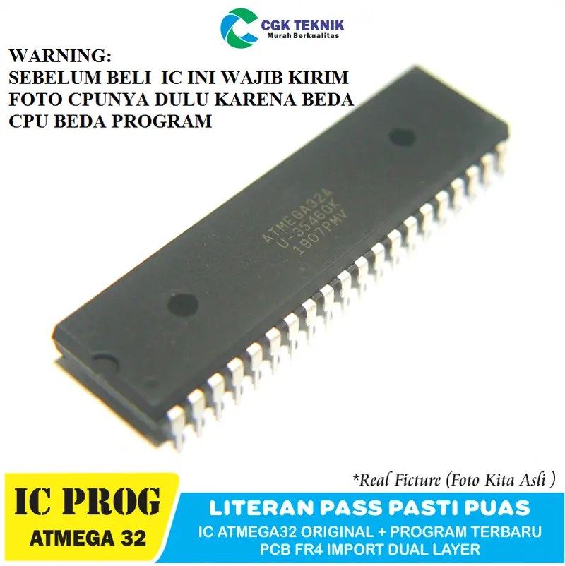 CGK TEKNIK - IC PROGRAM PERTAMINI POM MINI ATMEGA32 CGK