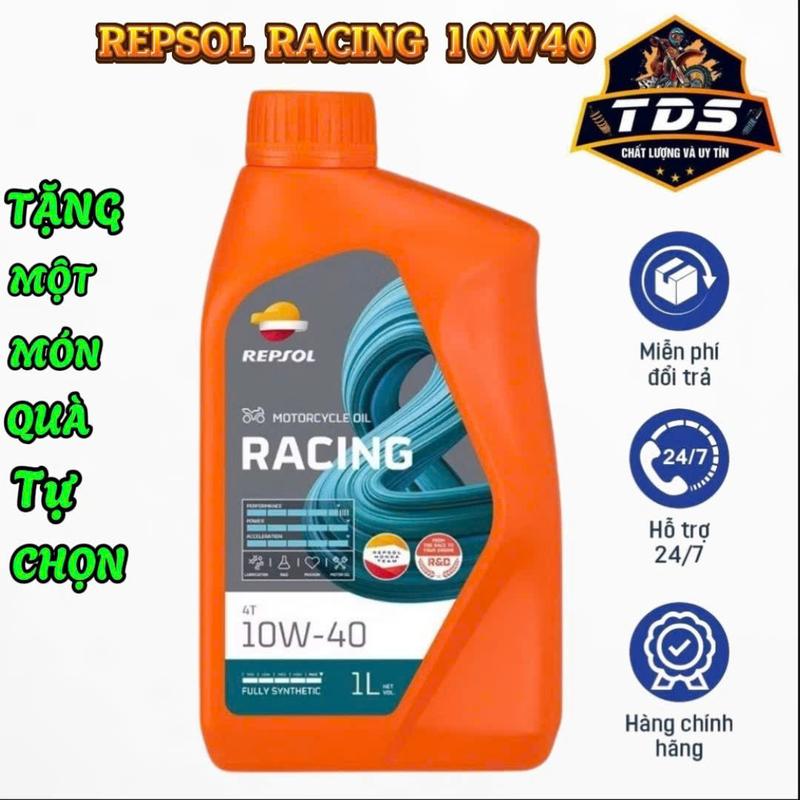 Nhớt tổng hợp moto PKL REPSOL RACING 10W40 Dầu Nhớt Dầu