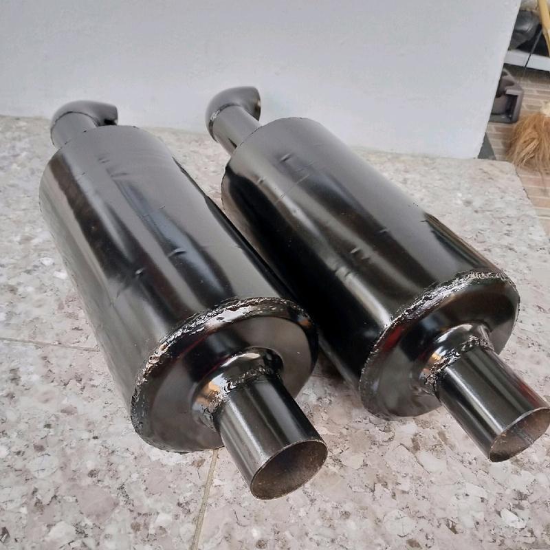 KNALPOT CUNG 3 SUARA MOTIF BULAT,UNTUK PMAKEAN TRUK CANTER, DUTRO,DINA 130HT DLL 0