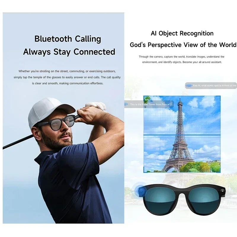 AI smart glasses 8-megapixel recording video photography listening to music recognition answer translation waterproof Bluetooth
