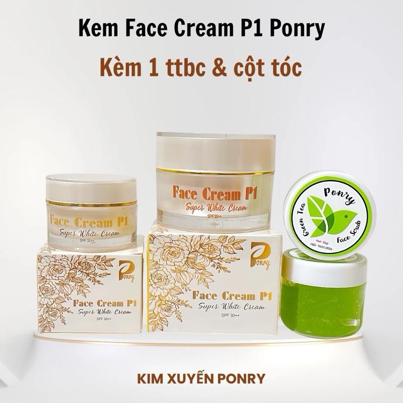 Kem Face Cream P1 Ponry Hỗ Trợ Dưỡng Da Làm Đẹp Da Skincare Chăm Sóc Da Nữ Women Dưỡng Ẩm Da