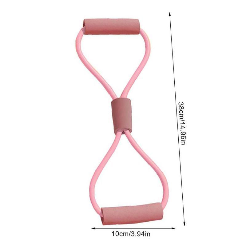Product Introduction of 8-Word Type Exercise Rubber Resistance Band Household Magic Yoga Stretcher Elastic Belt Fitness U9I2 24
