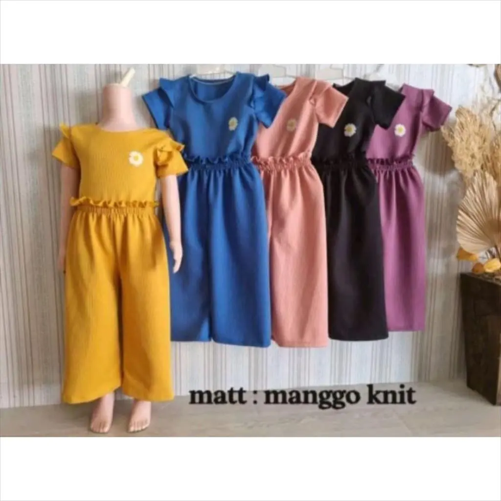 Setelan anak perempuan terbaru setelan anak knitt baju anak cewek pakaian anak cewek
