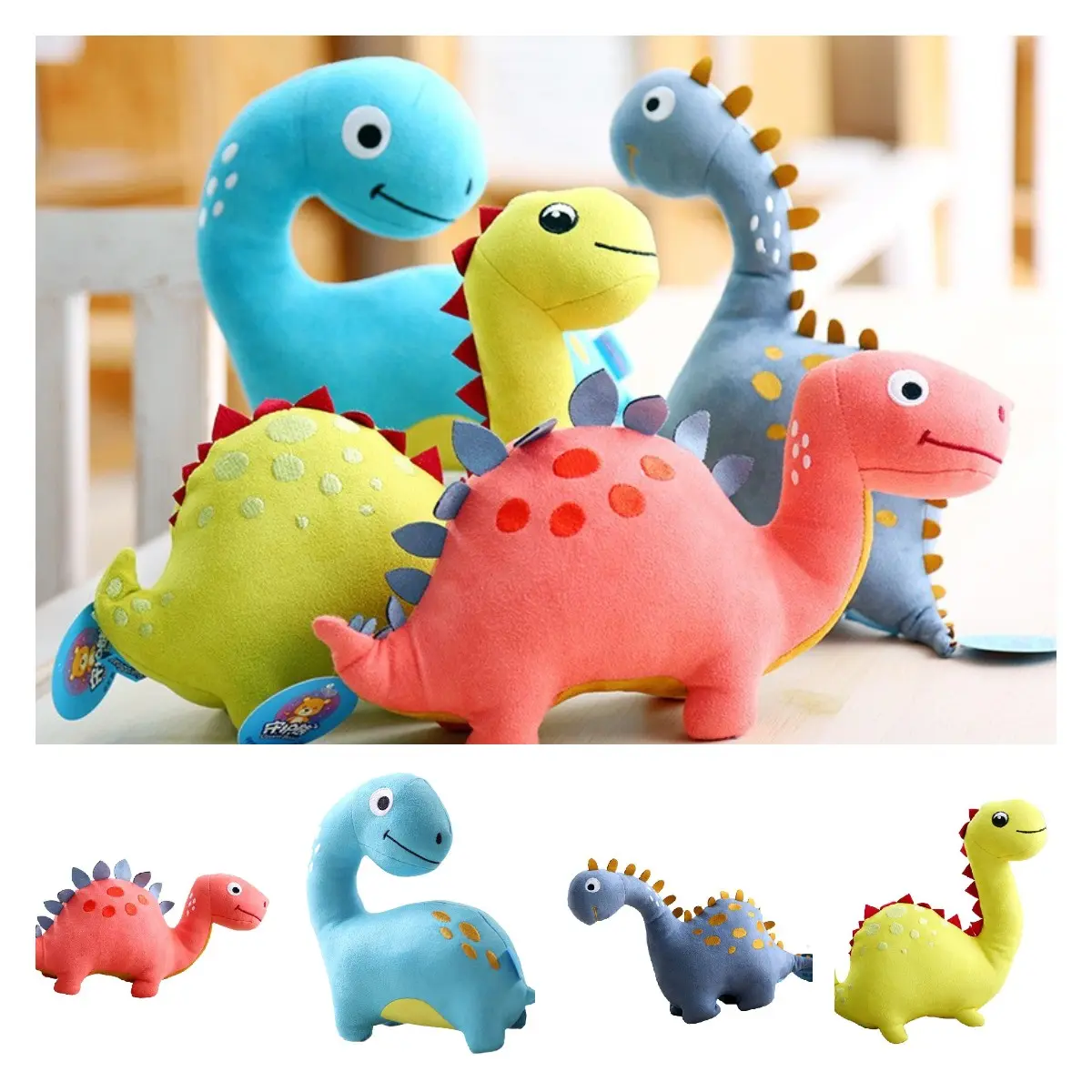Small Size Dinosaur Plush Toy Easy To Carry And Play With