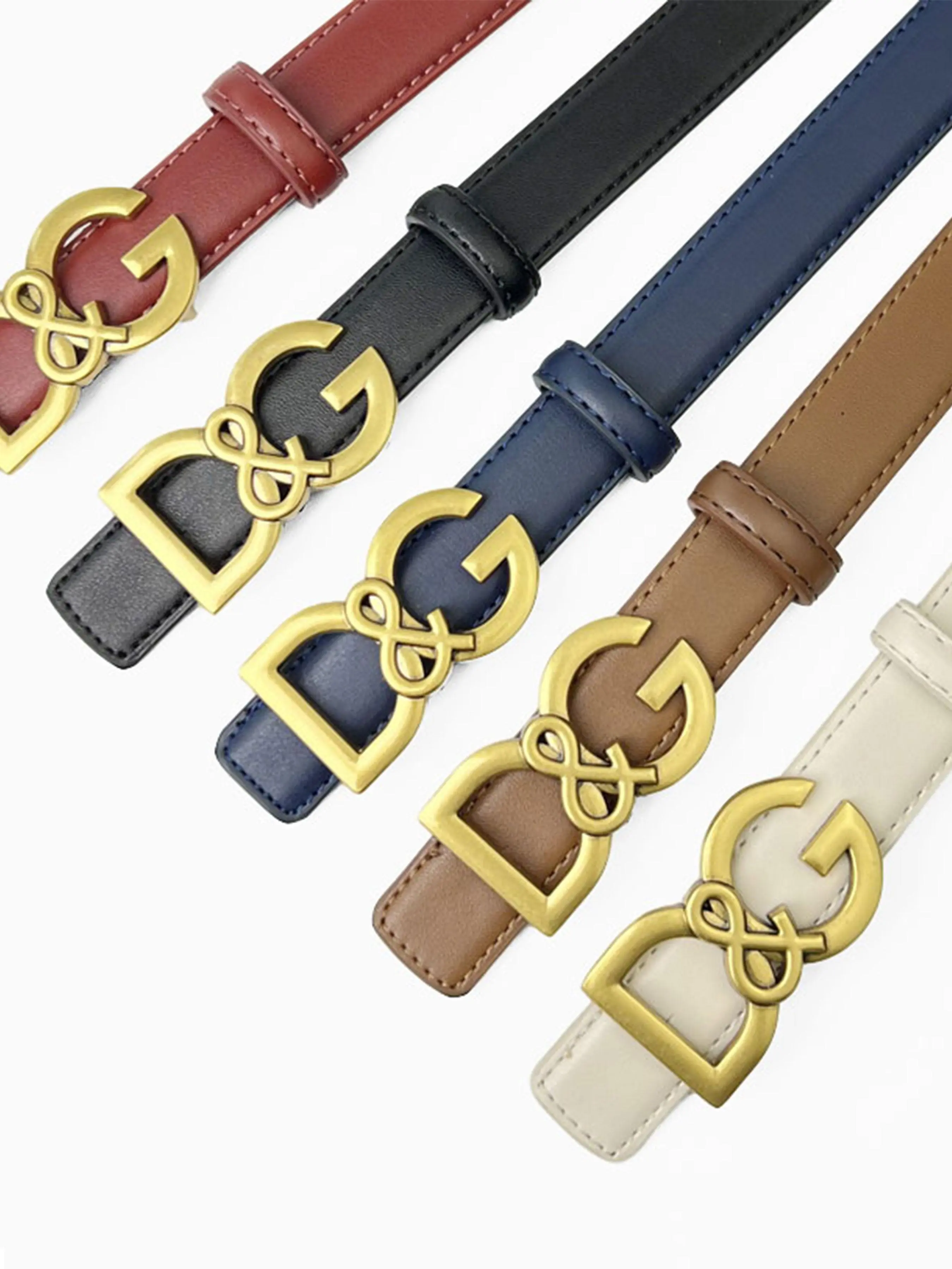 Women's Fashionable Letter Design Belt, Casual Waistband for Jeans, Fashion Belt for Party, Daily Clothing Decor, Trendy All-match & Exquisite Belt for Birthday Gift, Mother's Day Gifts