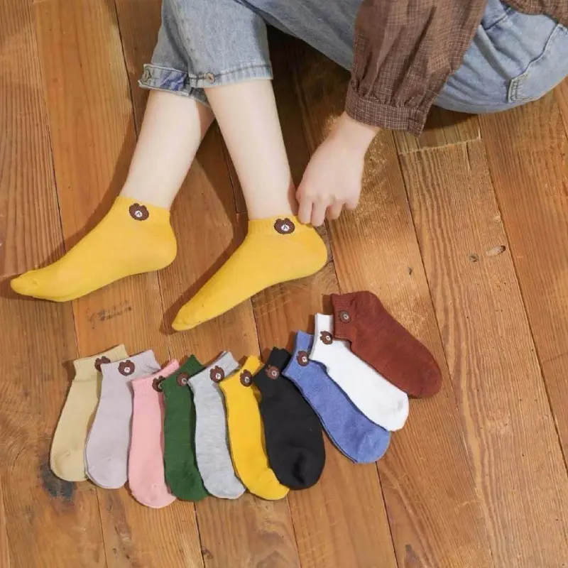 LL01 - Kaos Kaki Beruang Bear Pendek Mata Kaki 4