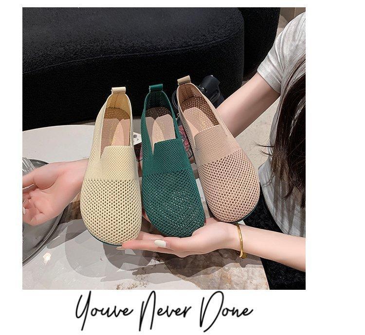 Product Introduction of Summer 2025 cut-out breathable flat soles commuter work shoes 5