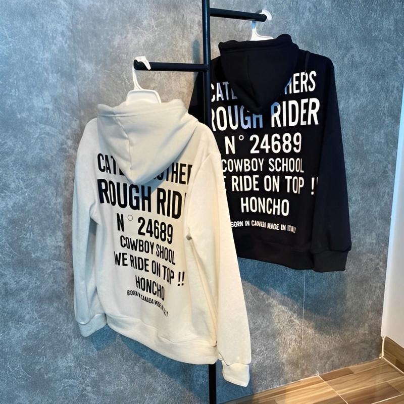 Áo Khoác DSQ Phối Chữ Đỏ Sọc Tay Hàng Đẹp Nỉ Cotton. Áo Hoodie Khóa Zip Dày Dặn Dáng Rộng Nam Nữ Form Dáng Unisex Hotrend