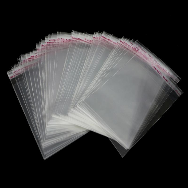 100ps Clear Self Adhesive Lots DIY Jewelry Seal Plastic Bags - TikTok