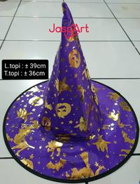 Gambar Topi Penyihir Murah Motif LABU WITCH Pumpkin Penyihir Cosplay Kostum Halloween Pesta - orange dari Jaspart Kota Administrasi Jakarta Barat 5 Tokopedia