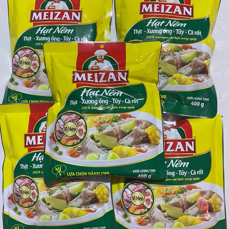 Combo 5 bịch hạt nêm meizan 400gr. Tổng cộng 2kg hạt nêm Gia Vị