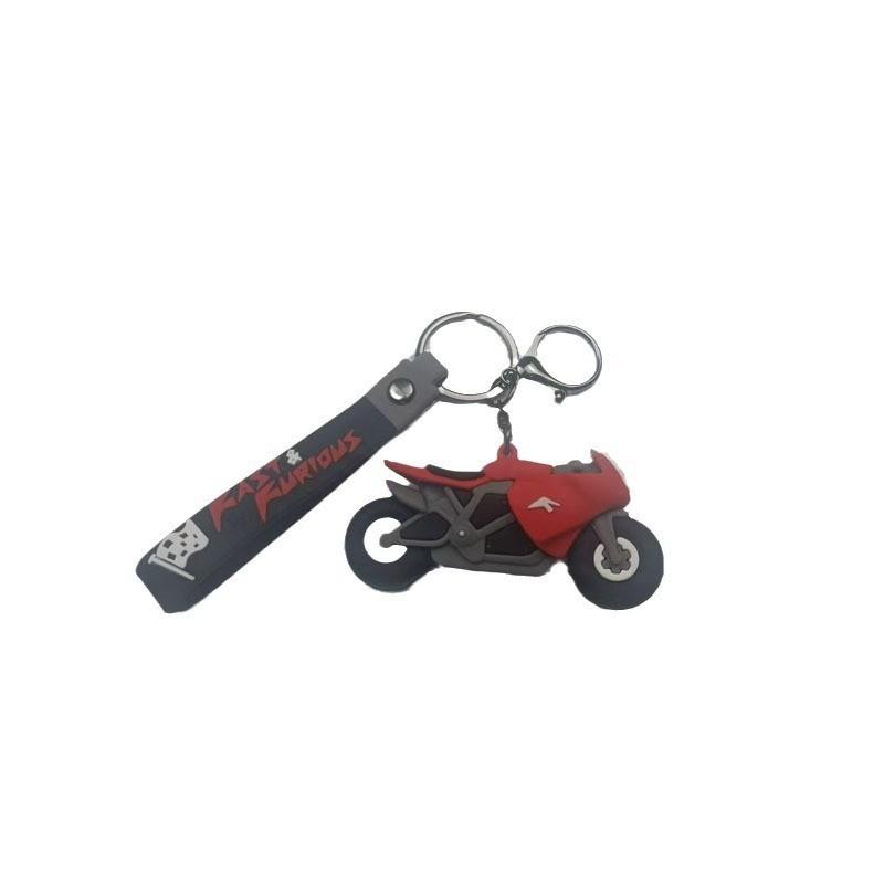 Simulation Motorcycle Keychain Backpack Pendant Motorcycle Backpack Keychain Decoration Couple Men's Activity Gift 3
