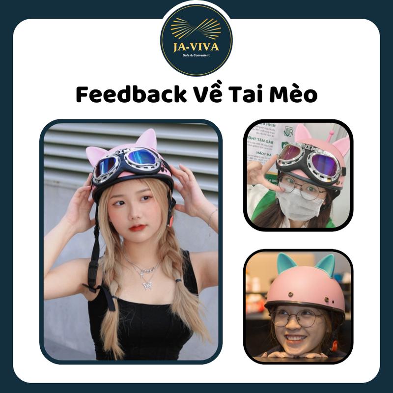 Product Introduction of Tai mèo Hoa Sừng nhỏ Chong chóng gắn mũ bảo hiểm, gắn xe máy, gắn ô tô phụ kiện xe, trang trí bàn học siêu cute Tặng keo 1