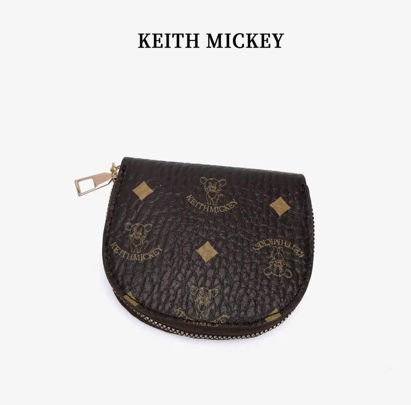 VÍ KEITH MICKEY - Ví Nữ Thời Trang Thương Hiệu Cao Cấp, Chất Liệu Từ Da Sang Trọng Thanh Lịch, Nhỏ Gọn Nhiều Ngăn Đựng Thẻ Tiện Lợi 3