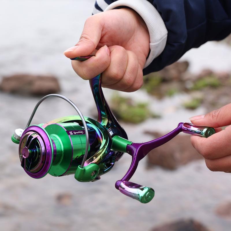 Sougayilang Reel Pancing Double Handle 1000-5000 Spinning Reel Metal Roda 5