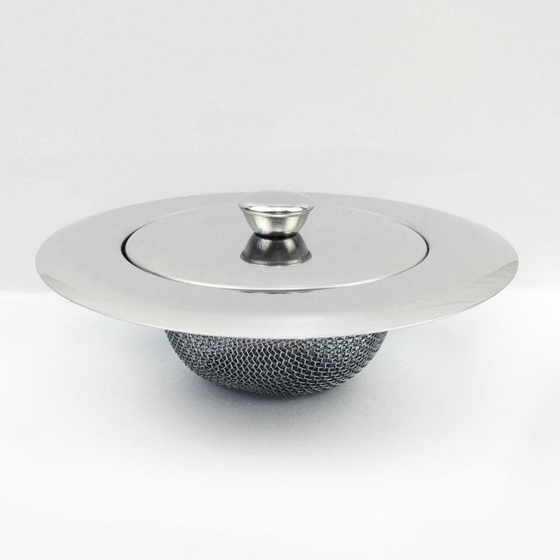 Kitchen Sink Strainer Drain Hair Catcher Bath Stopper Plug Sewer Filter with Lid 2
