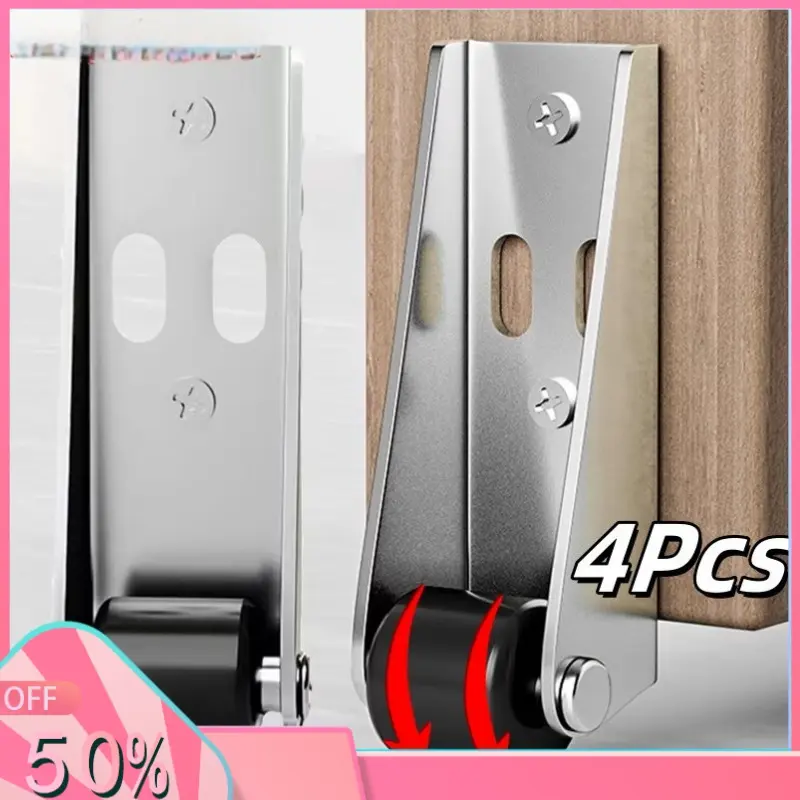 【Ready】1 / 2 / 4 Đồ nội thất tiện lợi Bánh xe định hướng gắn đáy - Bánh Xe Chống Xệ Cửa, Kẹt Cửa, Bánh Xe Trợ Lực