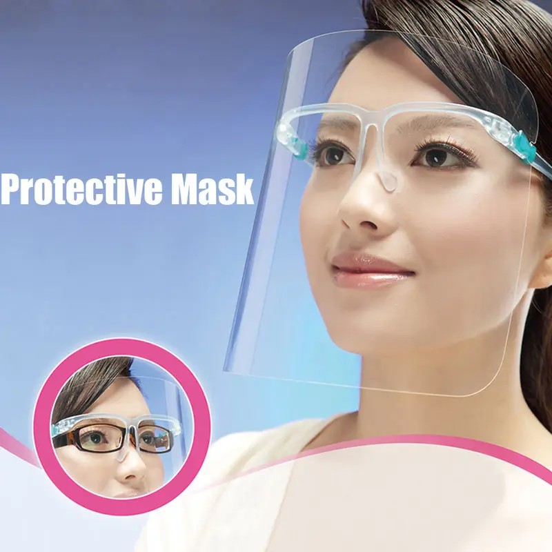 Tấm Che Kính Bảo Hộ Toàn Mặt Bằng Nhựa, Bộ 10 Cái, Chống Dầu, Bảo Vệ Chống Bỏ Bỏ Bắn, Mặt Nạ Cách Ly, Trong Suốt, Chống Bụi, Tấm Che Bảo Vệ Khuôn Mặt Phụ Kiện Women 1