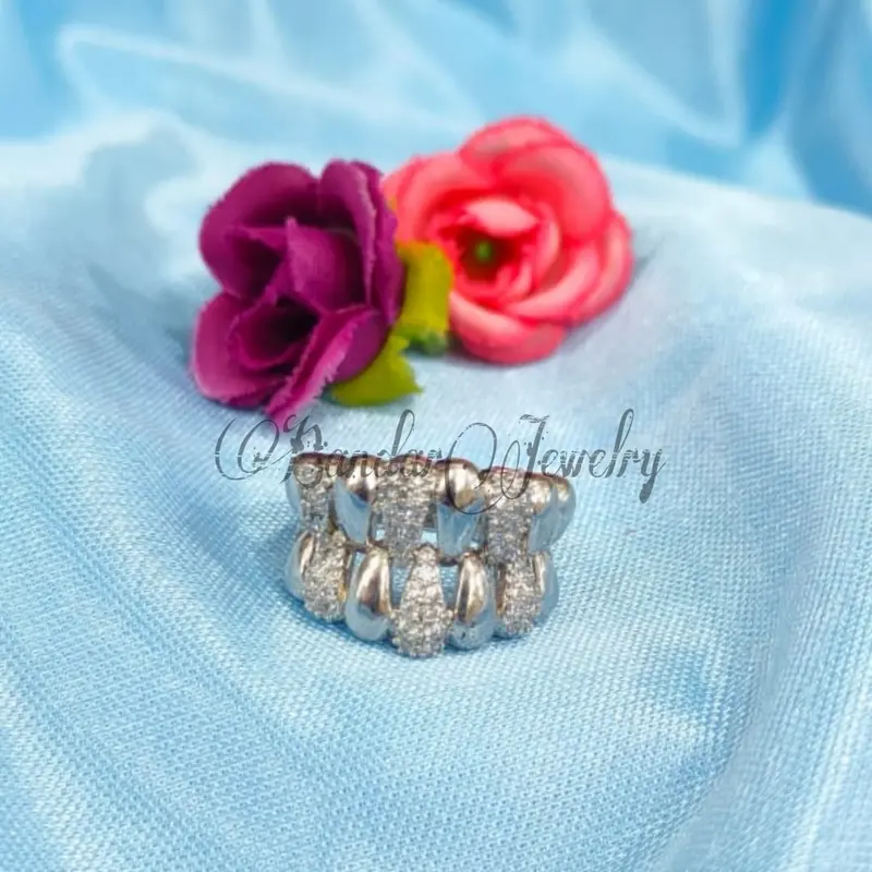 CINCIN PAGAR TETES PERMATA ZIRCON  ELEGAN SUPER MEWAH 2