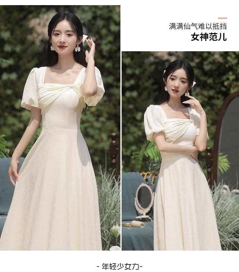 Product Introduction of Elegant Champagne Bridesmaid Dresses for 2025 Unique and Stylish Sisterhood Dresses for Spring Autumn Summer 8