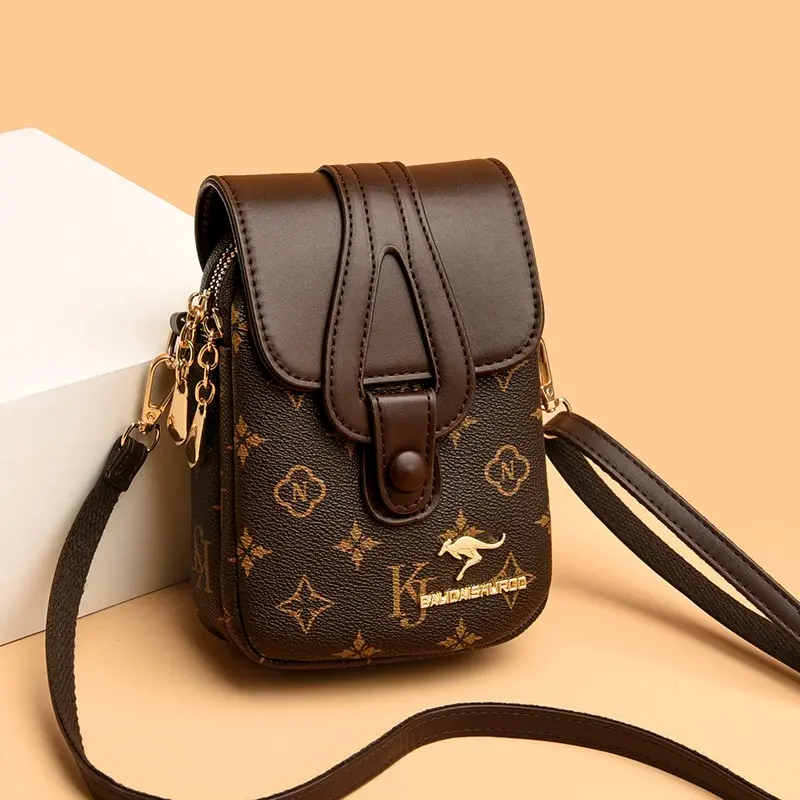 Tas Selempang Mini Wanita Arrs COD Model Terbaru Kulit PU - Bunga 0