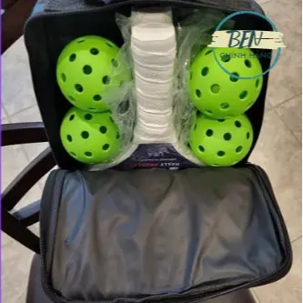 Rally Paddles - Bộ vợt sợi thủy tinh bán Carbon cao cấp chính hãng tiêu chuẩn thi đấu USAPA kèm túi và 4 bóng - bản 14 mm sợi Carbon lõi tổ ong cao cấp Sport vợt  pickleball 6