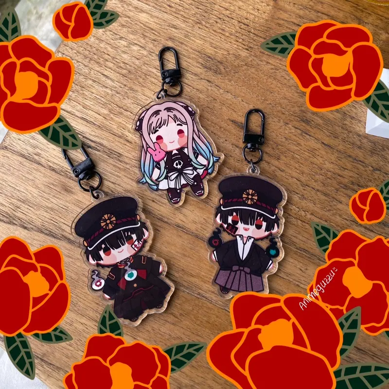 TOILET BOUND HANAKO KUN KEYCHAIN MINI STANDEE - PHONE STRAP - ANIME FIGURE HANAKO 4