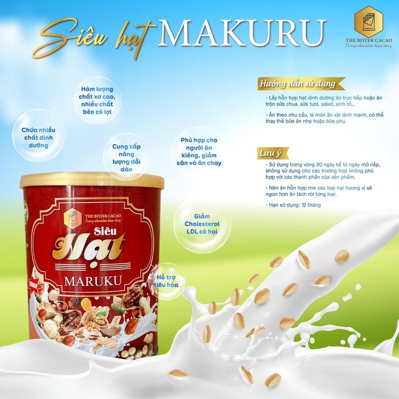 Product Introduction of Ngũ cốc hạt Maruku màu đỏ 500g không Yến mạch Food Thức Ăn 1
