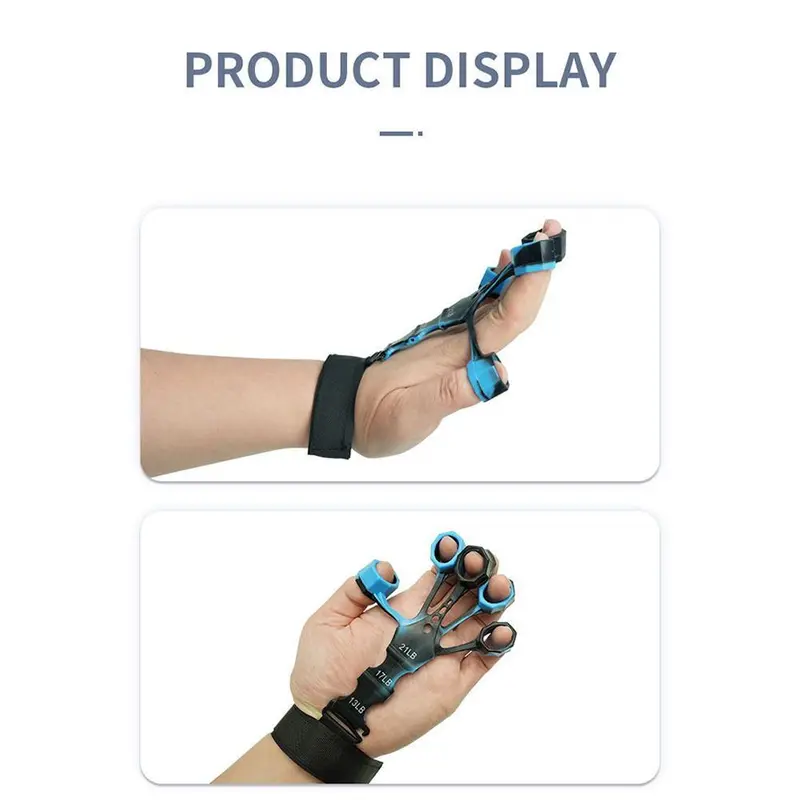 Dụng Cụ Tập Co Giãn Bằng Silicon, Dụng Cụ Kẹp Ngón Tay Và Ngón Tay, Dụng Cụ Tập Luyện Cổ Tay Sức Mạnh Đàn Hồi, Cỡ Ngón Tay S, M8E2 5