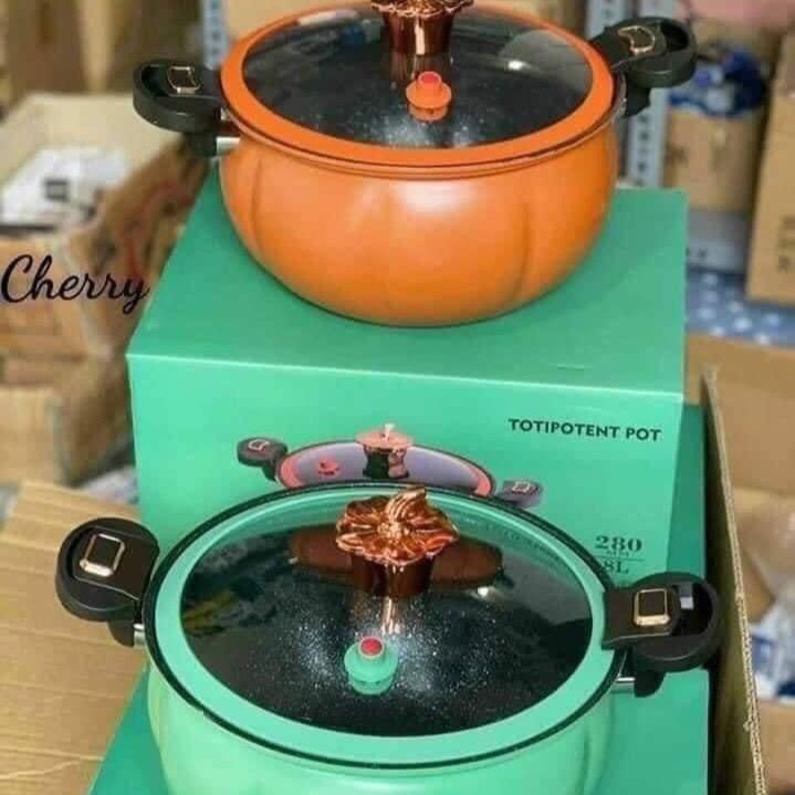 Nồi áp suất bí ngô 8L 28cm ( Màu ngẫu nhiên ) 0