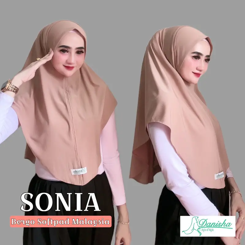 SONIA Kerudung Softpad Malaysia 1