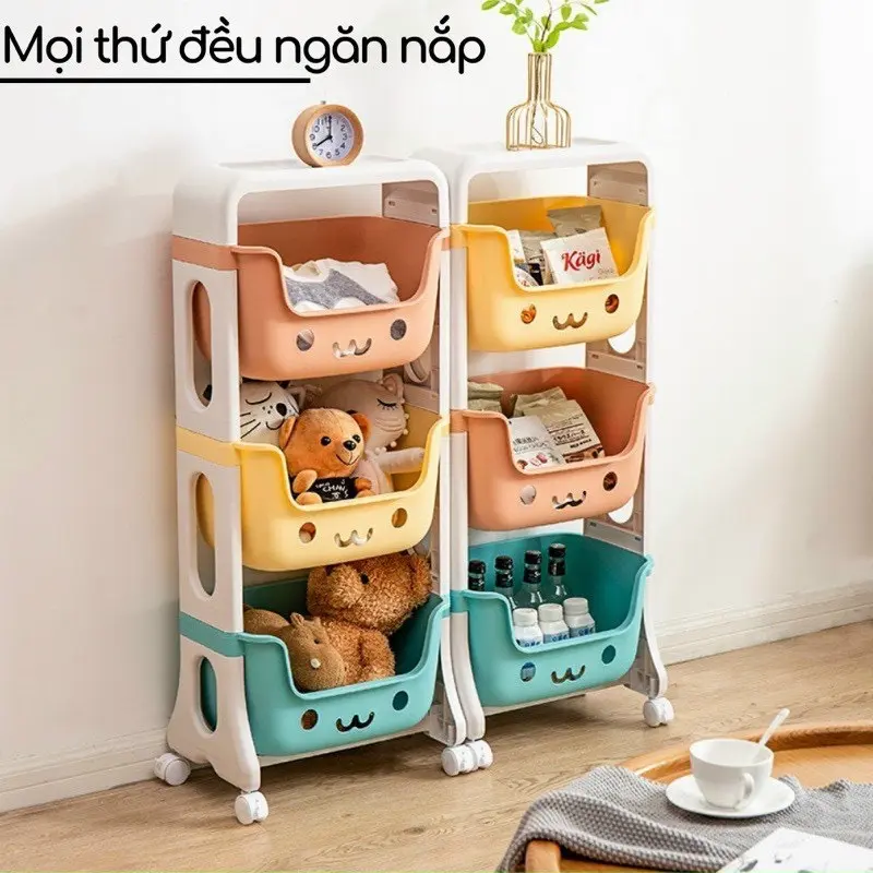 Kệ gấu Hokori Việt Nhật đựng đồ đa năng 2, 3 tầng Kitchen Nhà Bếp 3