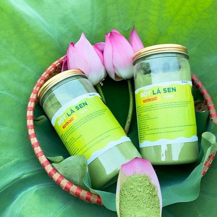 500gr Bột lá sen sấy lạnh nguyên chất 0