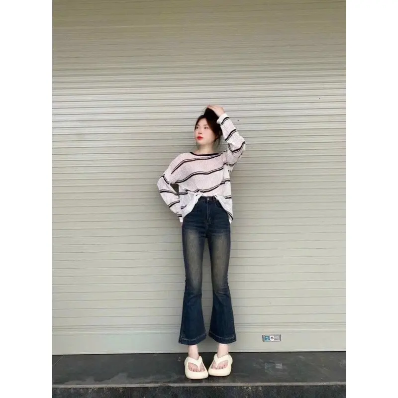 [88cm - NẤM LÙN] Quần JEAN LOE LỠ CHO NÀNG HOTTREND [LO3] Nữ Jean 3