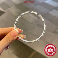 Gambar AGIAO Gelang Simpul Bambu Matte Mengkilap Gaya Retro Cina Gelang Tarik-Dorong Yang Dapat Disesuaikan - perak, Dapat disesuaikan dari A.GIAO.ID Kab. Gresik 5 Tokopedia